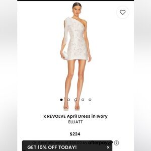 x REVOLVE April Dress in Ivory